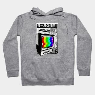 Classic Vintage Black and White Radio Hoodie